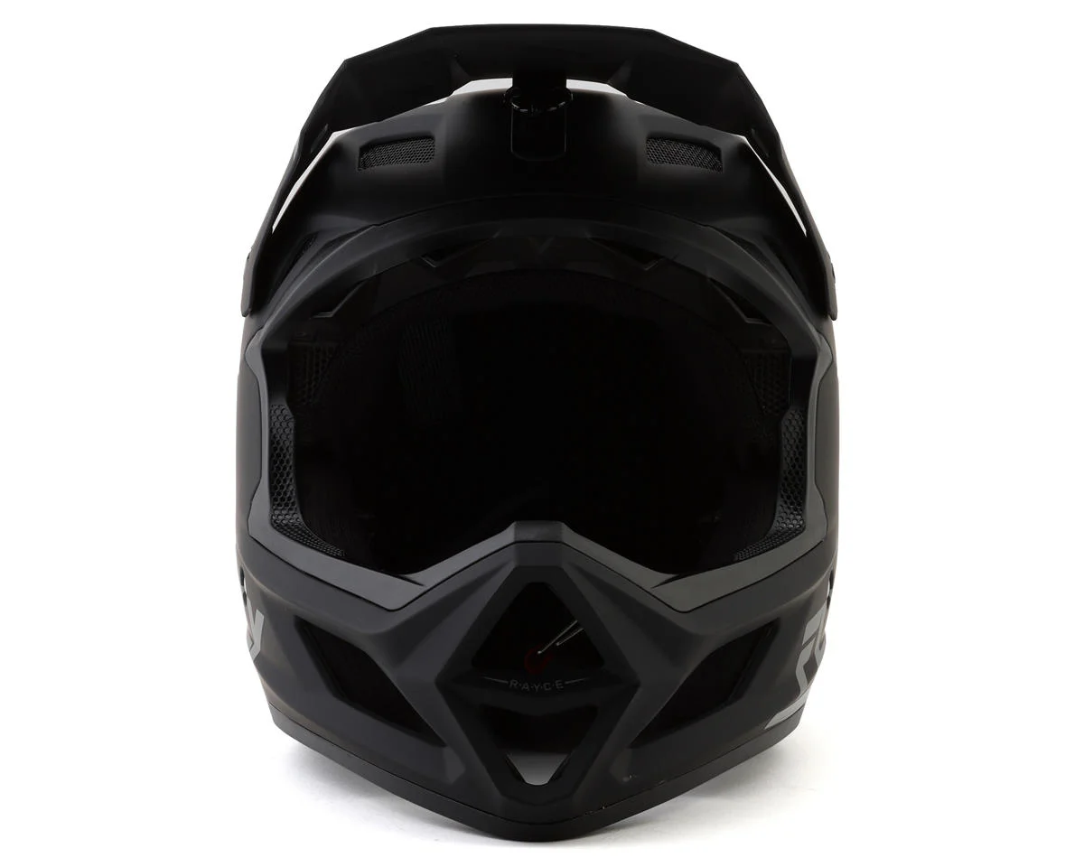Fly Racing Rayce Solid Full Face Helmet (Matte Black) (S) - view 2